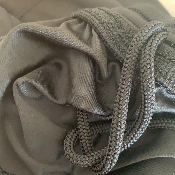 Adidas Black Drawstring Shorts With White Stripes - Picture 9 of 12